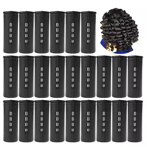Jumbo Cold Wave Perm Rods Set (24 Pcs) for Women - Large Size Styling Rollers fo - Picture 1 of 12