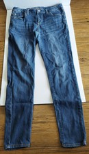 Aeropostale Mid Rise Skinny Leg Medium Blue Jeans Size 10 Long Women