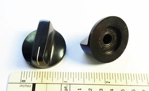 2 manopole NOS vintage Chicago Daka-Ware per magnatones e altri amplificatori vintage - Foto 1 di 2