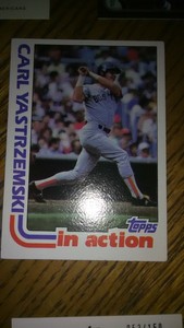 CARL YASTRZEMSKI 1982 TOPPS BASEBALL CARD BOSTON RED SOX