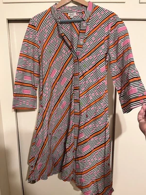 Zuri Dress with Pockets 100% Cotton, Made in Kenya, Size XS - Image 1 of 4