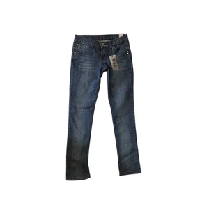 Pantalones de mezclilla azules adornados con estrás talla 7 H&G para mujer - estilo 11778 - nuevos con etiquetas 682 - Imagen 1 de 13