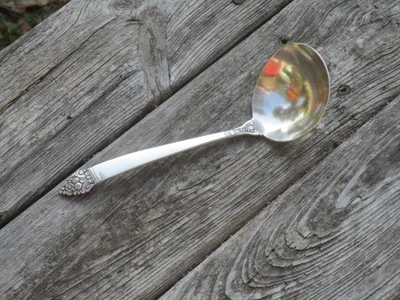 Concha de molho vintage Oneida King Cedric Sterling 6 1/2" - Imagem 1 de 3