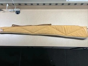 Vintage J.M. Bucheimer Canvas,Leather Gun Rifle Shotgun Case Bag 52” USA - Picture 1 of 12