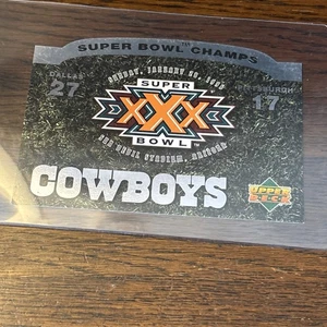 1996 Upper Deck Super Bowl XXX champs - Picture 1 of 3