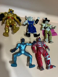 Menge 5 Vintage 1994 Bandai Mighty Morphin Power Ranger Actionfiguren 8" groß. - Bild 1 von 12