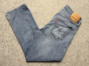 Levis 559 Jeans Mens 34x30 Relaxed Straight Stretch Medium Wash Denim 00559-0421 - Picture 1 of 15
