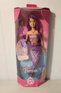 RAR Barbie Meerjungfrau Puppe Flieder Farbwechsel Haare Fairytopia Mermaidia Mattel NEU - Bild 1 von 3