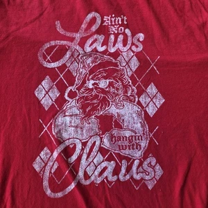 Holiday Time Herren T-Shirt zum Aufhängen mit Claus Grafik - 2X (50/52) - Bild 1 von 9