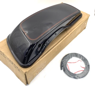 oem Harley 90201058DTA Blackened Cayenne Right Saddlebag Lid Cover 14-23 Touring - Image 1 of 4