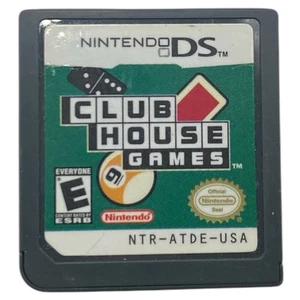 Clubhouse Games (Nintendo DS 2006) Cartridge Only Tested Working - Picture 1 of 2