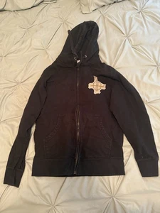 Sudadera con Capucha Para Hombres Y2K Fantasma Esqueleto Banda de Rock Música Cremallera Completa Talla S - Imagen 1 de 3