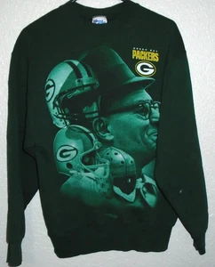 vintage Green Bay Packers Pro Player crew sweatshirt  Mens M  Sweatshirt 90s - Picture 1 of 2