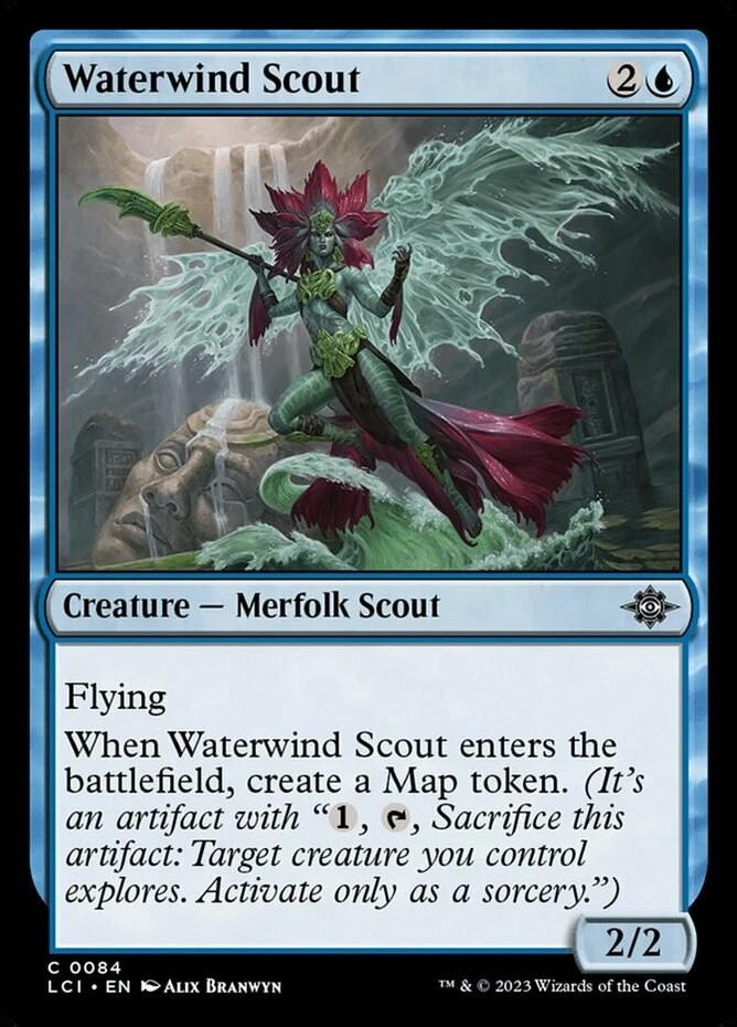 x1 Waterwind Scout - Lost Caverns of Ixalan - NM - MTG - Image 1 of 1