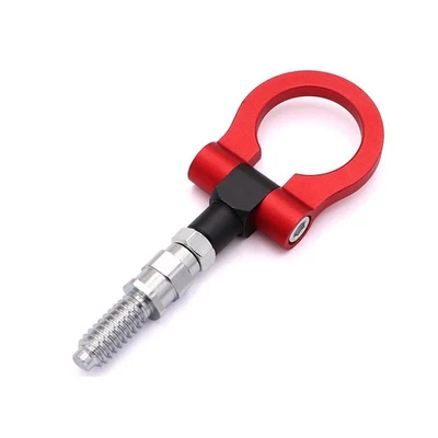 Red Sport CNC Track Racing Metal Tow Hook For BMW 325i 328i 330i 335i E90 E46 - Image 1 of 4