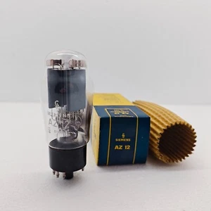 Rectificador de onda completa AZ12 241NG Siemens & Halske años 50, halo getter 100%+ nuevo en caja - Imagen 1 de 4