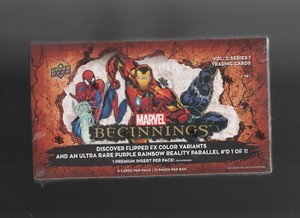 Upper Deck Marvel Beginnings Volume 2 series 1 sealed Box
