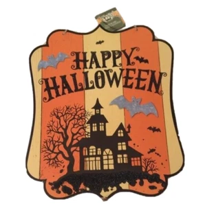 Halloween Sign Wall Decor Haunted House spooky - Picture 1 of 2