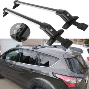 For Ford Edge 2007-2023 Car Top Roof Rack Cross Bar 43.3" Luggage Carrier w/Lock - Picture 1 of 14