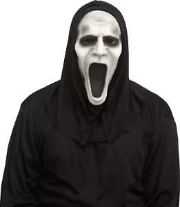 Ghost Face Silent Screamer White Mask for Halloween Costume Adult - Picture 1 of 1