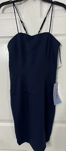 Size Medium Simply Dresses Navy Cocktail Dress - Picture 1 of 5