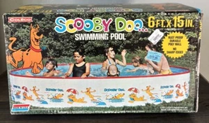 Piscina VINTAGE COLECO SCOOBY DOO Outdoor 6'x15"" Nuova in Scatola NOS RARA SD615 - Foto 1 di 12