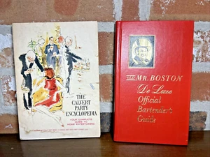 Die Calvert Party Enzyklopädie UND der alte Mr. Boston offizieller Barkeeperführer Vintage - Bild 1 von 24