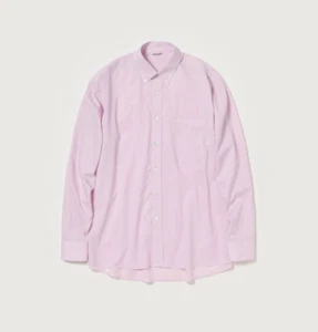 (ASK availability First)AURALEE WASHED FINX TYPEWRITER BUTTON DOWN SHIRT new - Picture 1 of 7