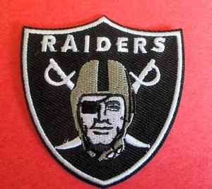 Las Vegas Raiders NFL Football New Embroidered Iron-On Patch 2½ - Picture 1 of 1