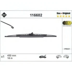 Tergicristalli SWF Original Spoiler 116602 450 mm, Standard, con spoiler, 18 - Imagen 1 de 4