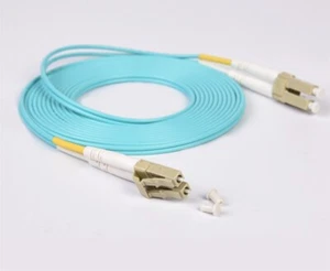 NUEVO cable de conexión de fibra óptica LC-LC MULTIMODO DÚPLEX 100G OM4 50/125 OFNP 0,5 M-11 M - Imagen 1 de 7