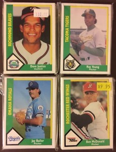 1990 CMC (TCMA) TACOMA TIGERS-A's Minor League UNOPENED Team Set E5022419