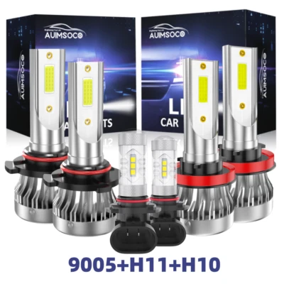 Combo faros LED + faros antiniebla para Dodge RAM 1500 2500 3500 2013-2015 Foto 1 de 4