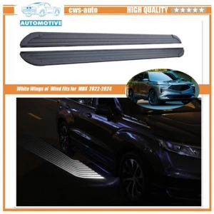 2PCS Running Boards Fits For Acura MDX 2022-2025 Side Step with White LED Light - Picture 1 of 10
