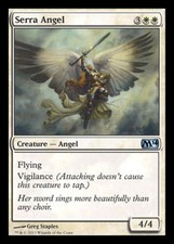 1x Serra Angel - Foil MTG Magic 2014 (M14) NM Magic Foil