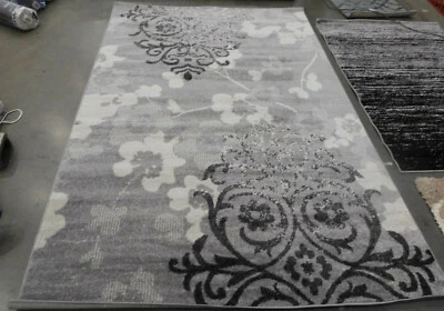 Alfombra manchada PLATA/MARFIL 6' X 9' precio reducido 1172603682 ADR114B-6 Foto 1 de 4