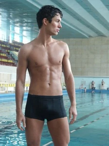 Wolf Push-Up Marken Badehose Badeslip Schwimmhose 1-A-Qualität NEU in Grün in L - Picture 1 of 11