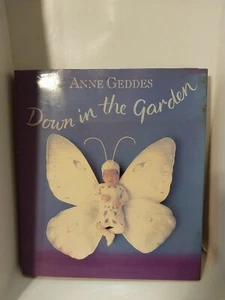 Vintage Anne Geddes Coffee Table Book Down In The Garden Hardcover~1997 - Foto 1 di 3