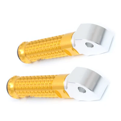 Clavijas traseras CNC doradas MPRO para Suzuki GSXR 600 01 02 03 04 05 Foto 1 de 4