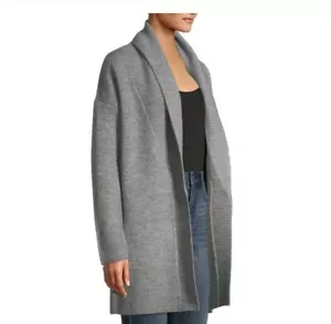 Time And Tru Women's Cardigan Shawl Neck XXL Open Front Gray New - Picture 1 of 3