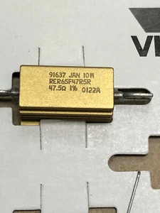 RER65F47R5R RESISTORS WIRE WOUND 91637 1% (W10-2) LOT OF 10 - Picture 1 of 3