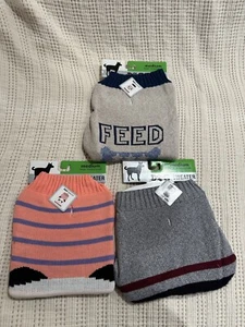 (3) Walmart Dog Sweaters ~ Size MEDIUM ~ NIP ~ Machine Washable, Soft - Picture 1 of 13