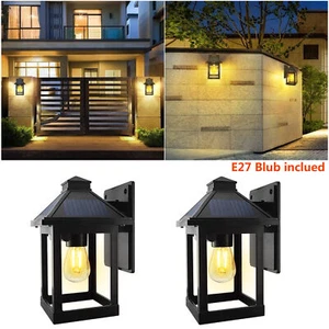 Modern Outdoor LED Wall Light Fixture Waterproof with Dusk to Dawn Motion Sensor - Picture 1 of 13