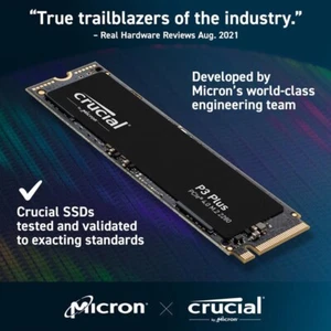 Crucial P3 1To M.2 PCIe Gen3 NVMe SSD interne - 3500Mo/s - Photo 1/3