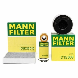 MANN Filterset 3-tlg für VW POLO 5 A1 8X IBIZA 4 FABIA 2 RAPID ROOMSTER 1.6 TDI - Bild 1 von 4