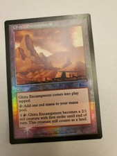 GHITU ENCAMPMENT-FOIL URZA'S LEGACY EDITION. MAGIC THE GATHERING CARD