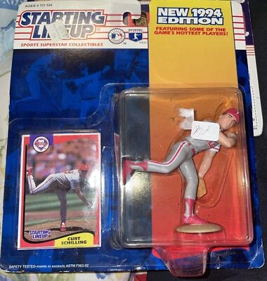 Figura 1994 alineación inicial SLU Curt Schilling MLB Philadelphia Phillies nueva en caja Foto 1 de 2