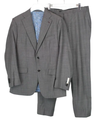 Traje SUITSUPPLY Lazio para hombre Reino Unido 46 mezcla de lana melange hecho a medida Foto 1 de 4