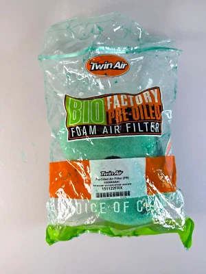 Filtro de aire preengrasado doble aire Kawasaki KX250F KX450F kit de flujo de potencia de repuesto Foto 1 de 4