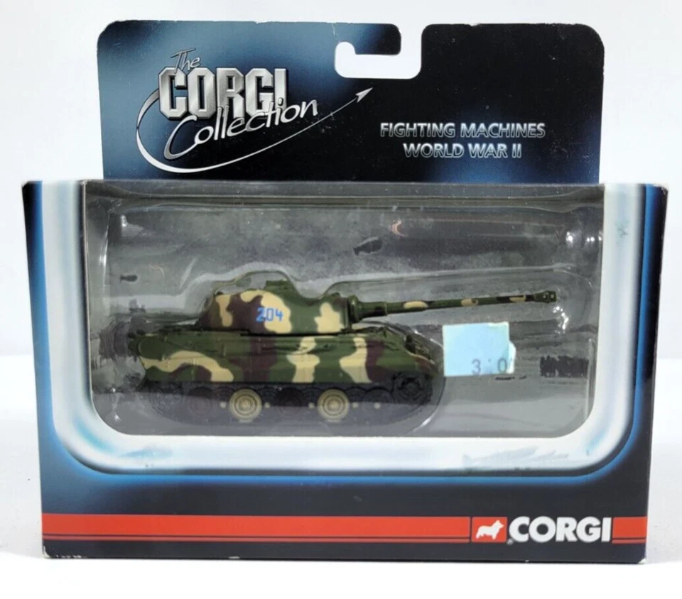 Máquinas de combate Corgi Segunda Guerra Mundial Kingtiger II tanque de Schwere diciembre 1944 Foto 1 de 4